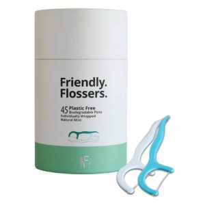 NFco. Dentálna niť so špáradlom Friendly Flossers 45 ks