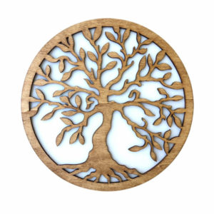 Flukoland Obraz Strom života Simple Oak 30cm