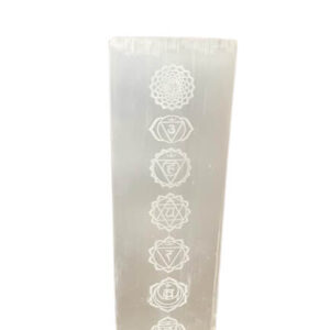 Selenitová Lampa Čakra 25cm